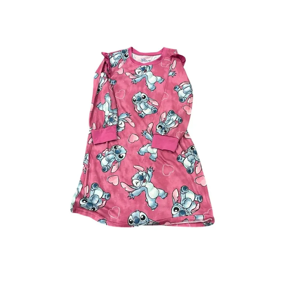 Girls Disney Stitch Nightgown Pajamas Size 10/12